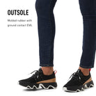 SOREL Kinetic Impact ll Lace - Women's Black, Sea Salt Shoe Deals Outlet