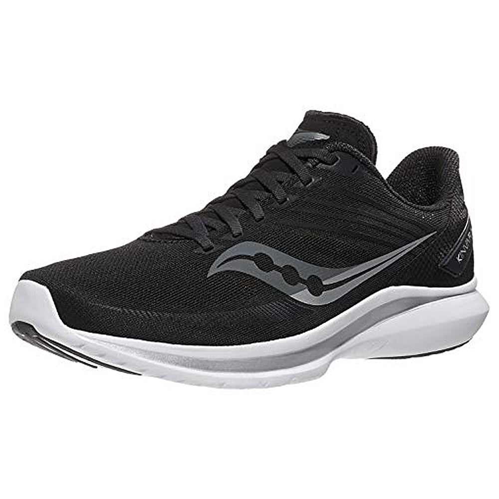 Saucony Kinvara 12 Running Shoe - Men's Black/Silver Shoe Deals Outlet