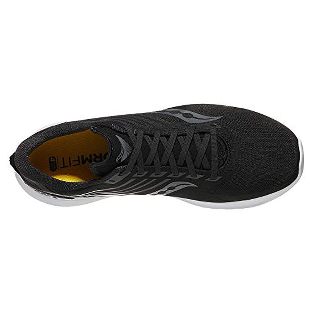 Saucony Kinvara 12 Running Shoe - Men's Black/Silver Shoe Deals Outlet