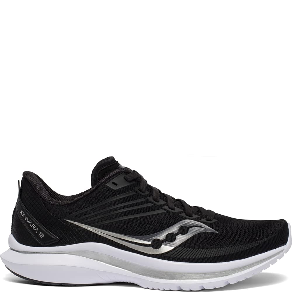 Saucony Kinvara 12 - Women's Black/Silver Shoe Deals Outlet