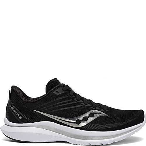 Saucony Kinvara 12 - Women's Black/Silver Shoe Deals Outlet