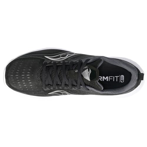 Saucony Kinvara 13 Running Shoe - Men's Black/Silver Shoe Deals Outlet
