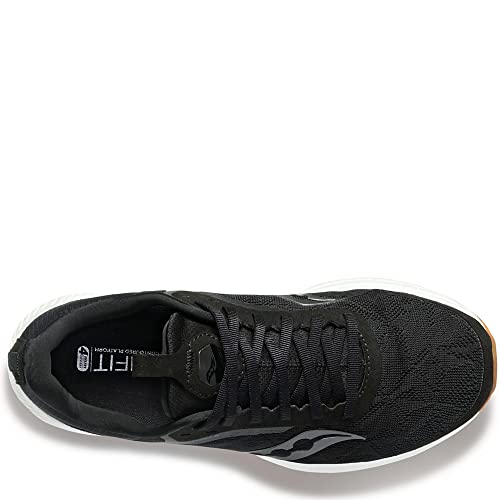 Saucony Kinvara 13 Running Shoe - Men's Black/Gum Shoe Deals Outlet