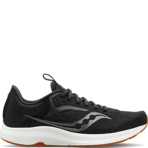 Saucony Kinvara 13 Running Shoe - Men's Black/Gum Shoe Deals Outlet