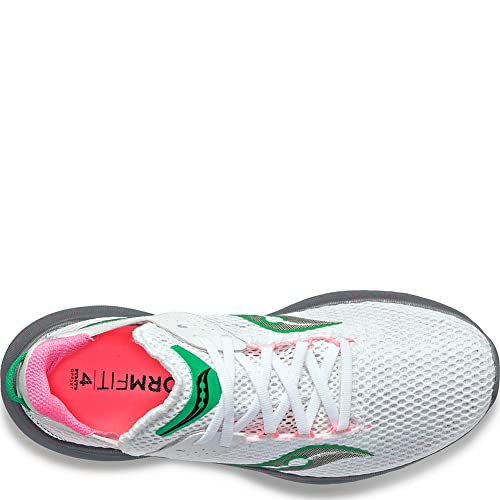 Saucony Kinvara 14 Running Shoe - Women's White/Gravel Shoe Deals Outlet