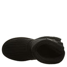 BEARPAW Knit Tall Boots - Women's Black Shoe Deals Outlet