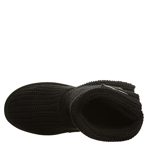 BEARPAW Knit Tall Boots - Women's Black Shoe Deals Outlet