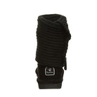 BEARPAW Knit Tall Boots - Women's Black Shoe Deals Outlet