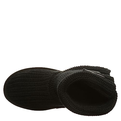 BEARPAW Knit Tall Boots - Women's Black Shoe Deals Outlet