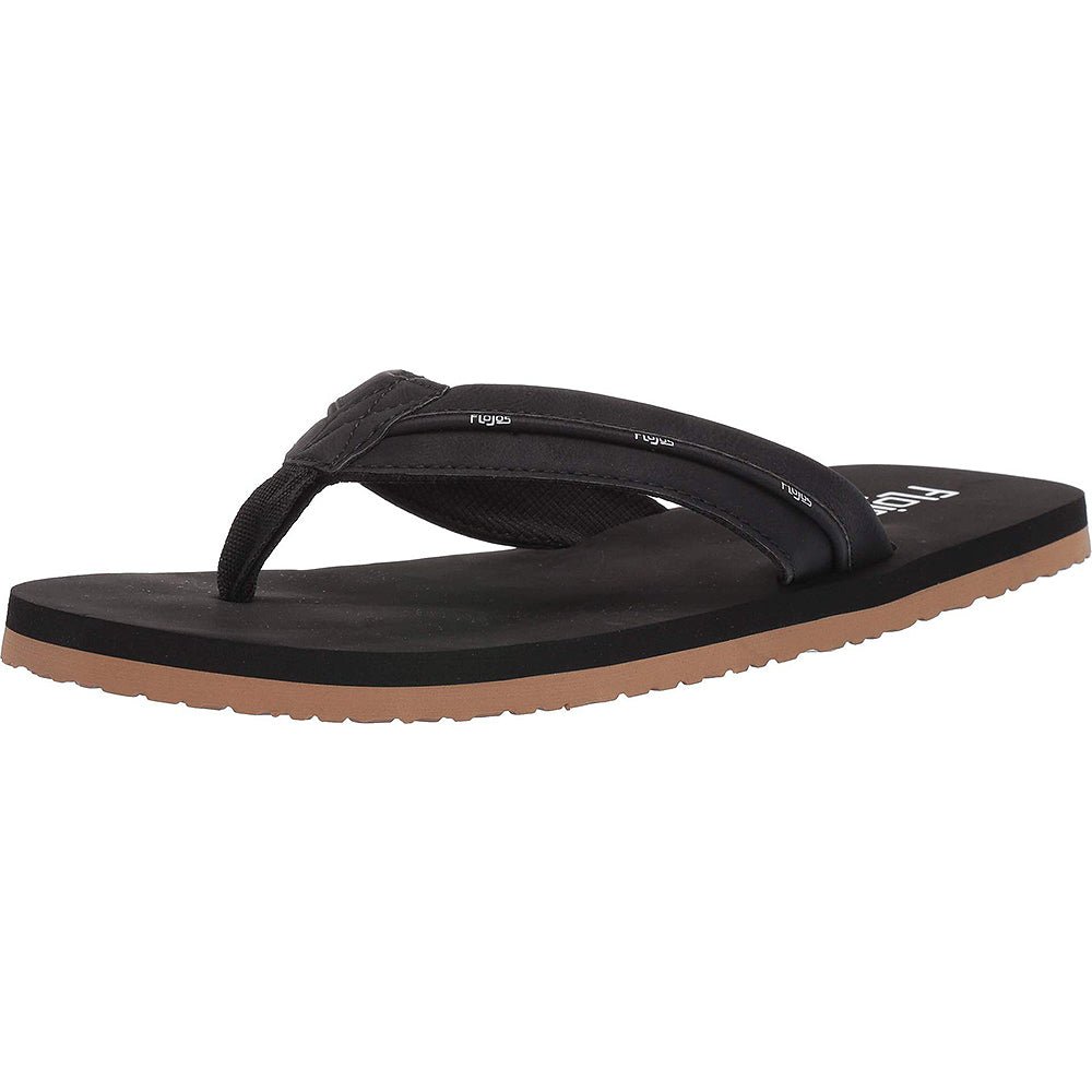 Flojos Kona - Men's Black/Gum Shoe Deals Outlet