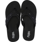 Flojos Kona - Men's Black/Gum Shoe Deals Outlet