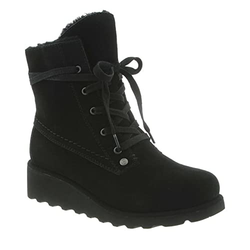BEARPAW Krista Boots - Women's Black Shoe Deals Outlet