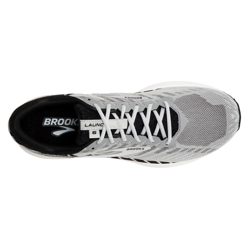 Brooks Launch 6 - Men's Alloy/Black/Grey Shoe Deals Outlet