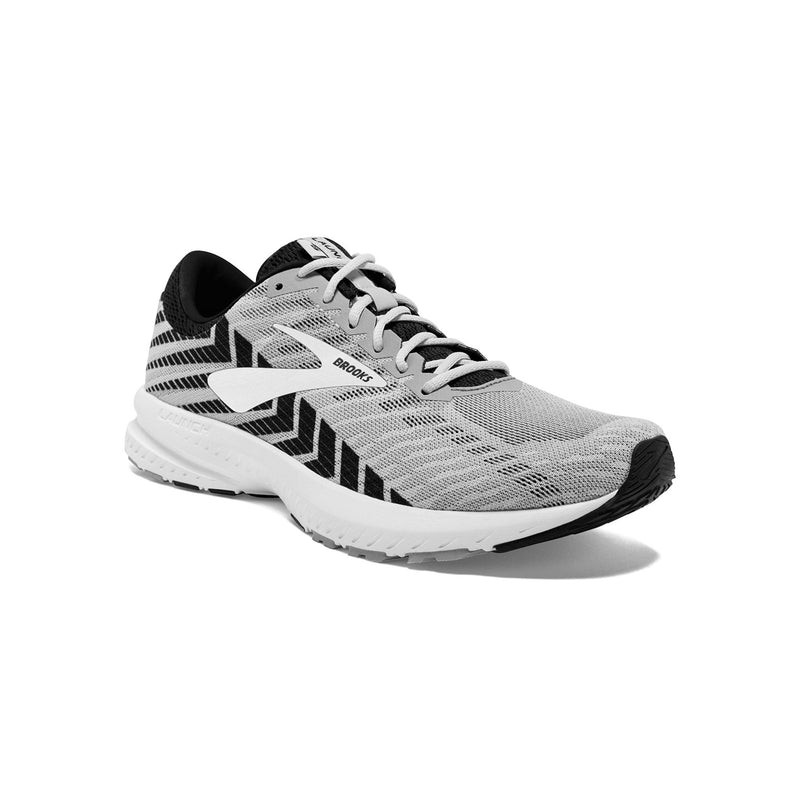 Brooks Launch 6 - Men's Alloy/Black/Grey Shoe Deals Outlet