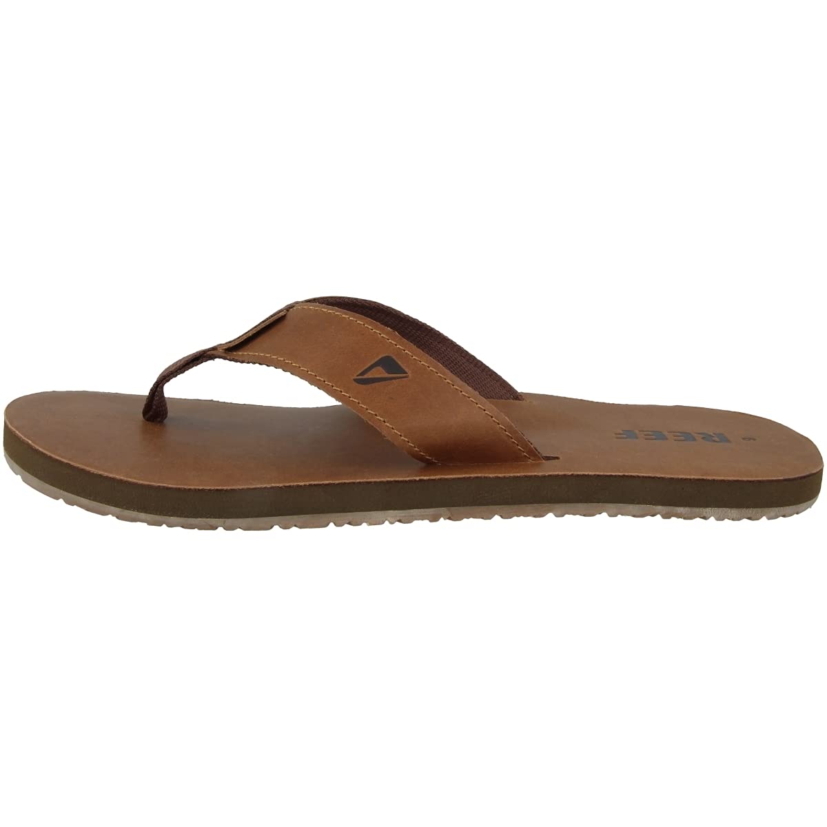 Reef Leather Smoothy - Men's Bronze Brown Shoe Deals Outlet