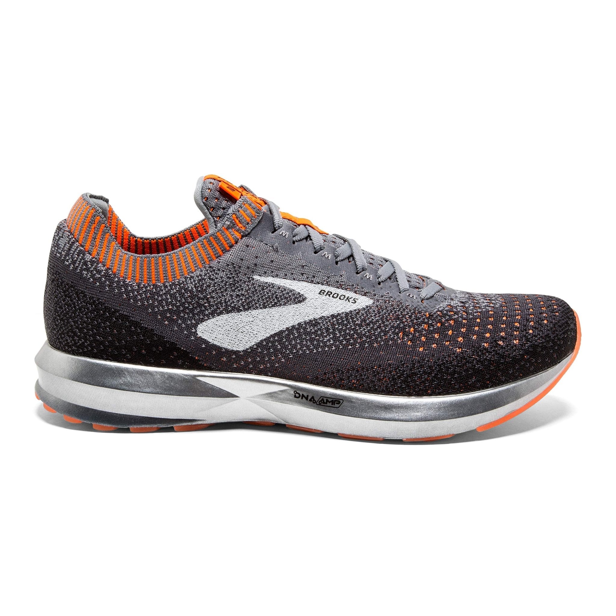 Brooks Levitate 2 - Men's Grey/Black/Orange Shoe Deals Outlet
