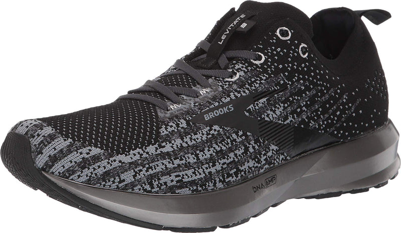 Brooks Levitate 3 - Men's Black/Grey Shoe Deals Outlet