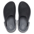 Crocs LiteRide 360 Clog - Kids Black/Slate Grey Shoe Deals Outlet