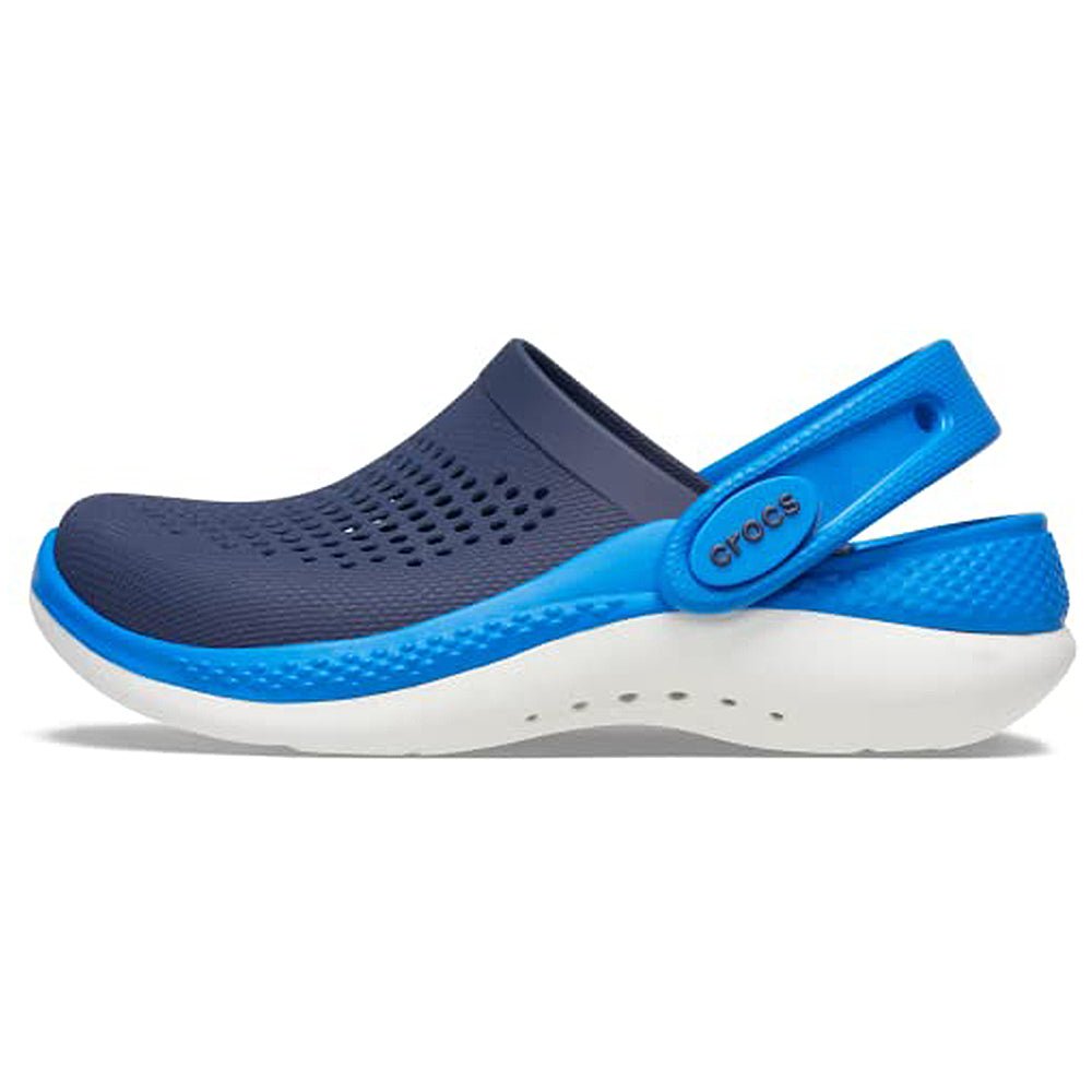 Crocs LiteRide 360 Clog - Kids Navy/Bright Cobalt Shoe Deals Outlet