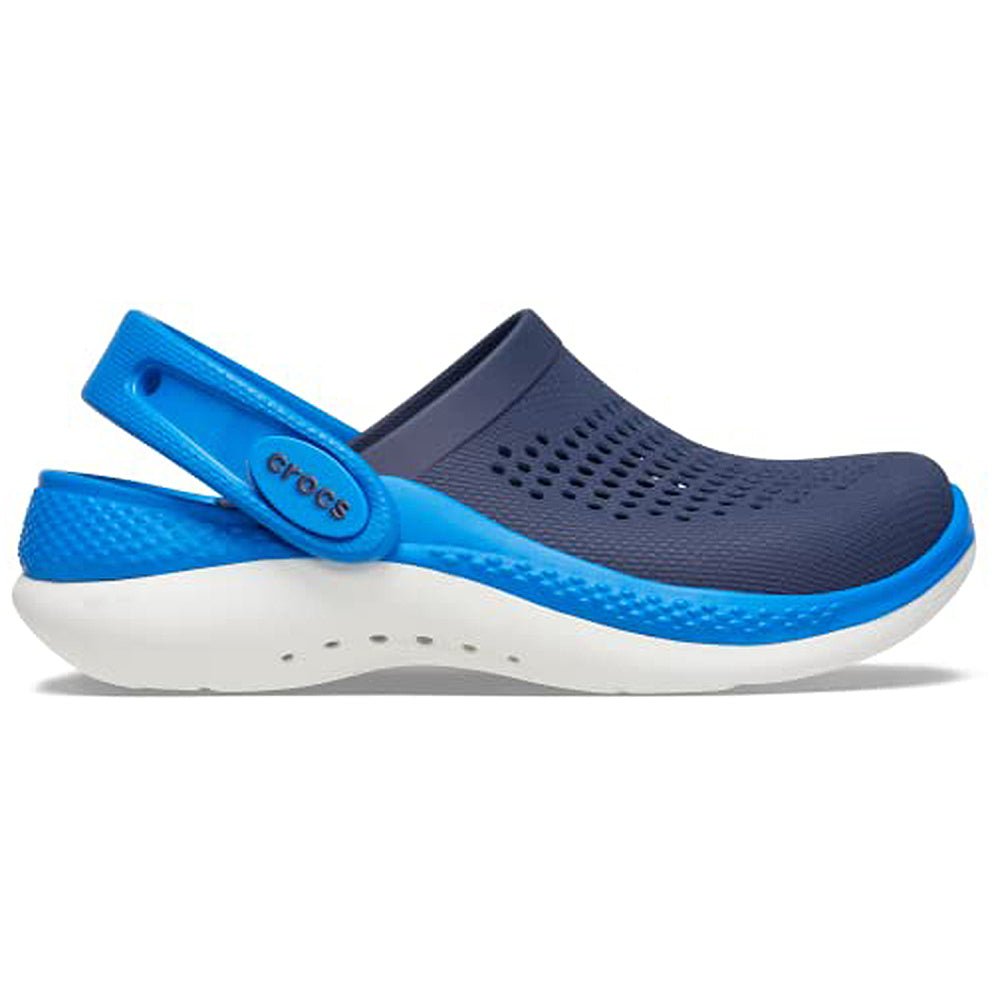 Crocs LiteRide 360 Clog - Kids Navy/Bright Cobalt Shoe Deals Outlet