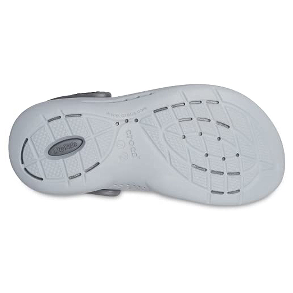 Crocs LiteRide 360 Clog - Kids Black/Slate Grey Shoe Deals Outlet