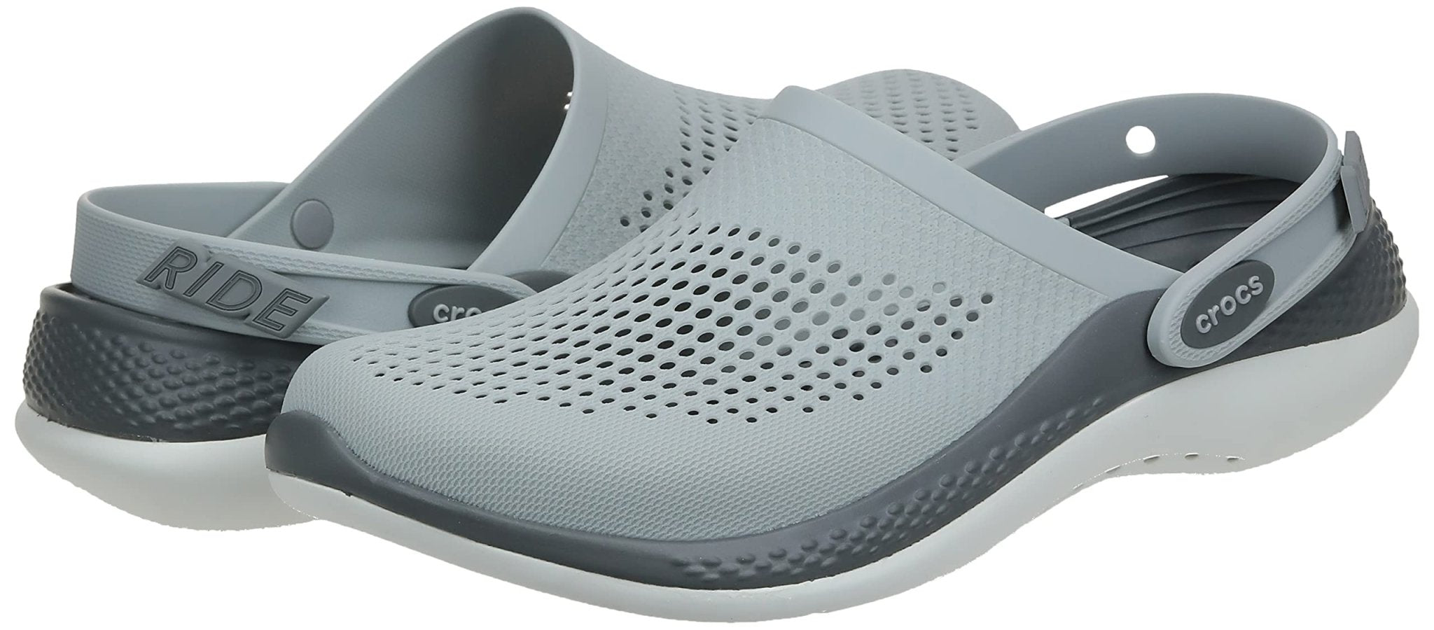 Crocs LiteRide 360 Clogs - Unisex Light Grey/Slate Grey Shoe Deals Outlet