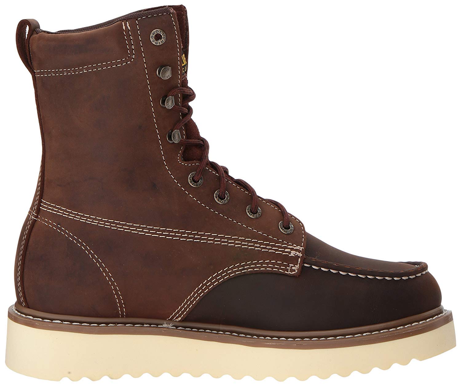 Wolverine Loader 8 - Inch Wedge Boot - Men's Brown Shoe Deals Outlet