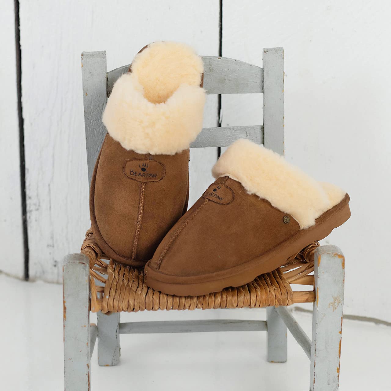 BEARPAW Loki Vegan Slippers - Women's Hickory Ii Shoe Deals Outlet