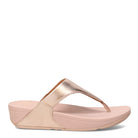 FitFlop Lulu Leather Toe - Post Sandals - Women's Rose Gold Shoe Deals Outlet