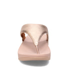 FitFlop Lulu Leather Toe - Post Sandals - Women's Rose Gold Shoe Deals Outlet