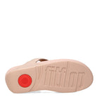 FitFlop Lulu Leather Toe - Post Sandals - Women's Rose Gold Shoe Deals Outlet