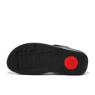 FitFlop Lulu Leather Toe - Post Sandals - Women's Black 2 Shoe Deals Outlet