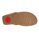FitFlop Lulu Leather Toe - Post Sandals - Women's Light Tan Shoe Deals Outlet