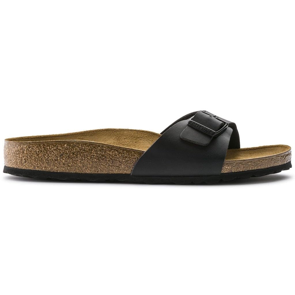 Birkenstock Madrid Birko - Flor - Unisex Black Shoe Deals Outlet