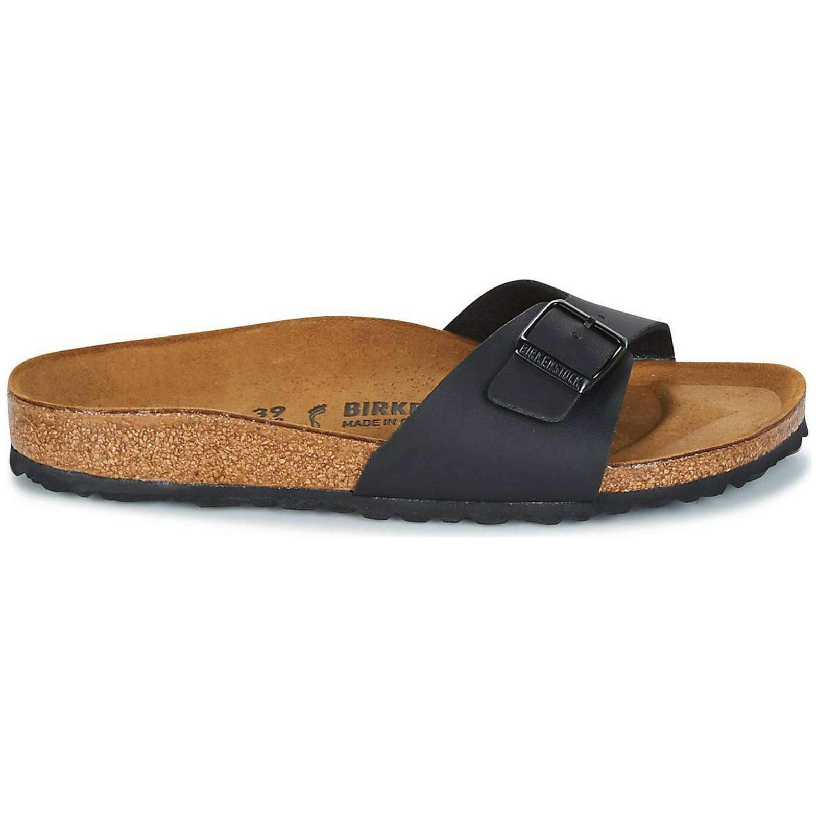 Birkenstock Madrid Birko - Flor - Unisex Black Shoe Deals Outlet