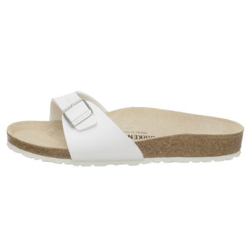 Birkenstock Madrid Birko - Flor - Unisex White Shoe Deals Outlet