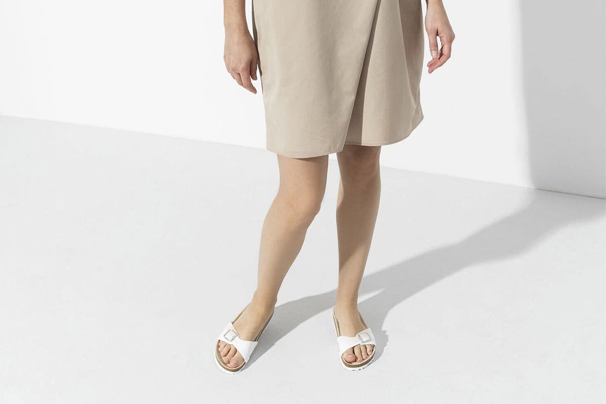 Birkenstock Madrid Birko - Flor - Unisex White Shoe Deals Outlet