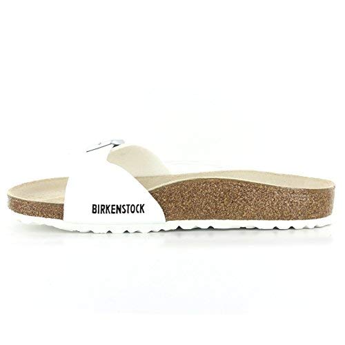 Birkenstock Madrid Birko - Flor - Unisex White Shoe Deals Outlet