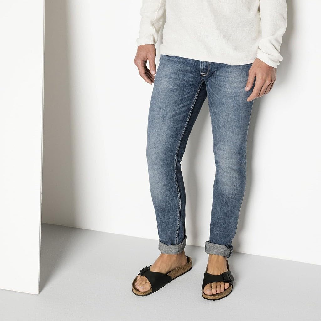 Birkenstock Madrid Birko - Flor - Unisex Black Shoe Deals Outlet