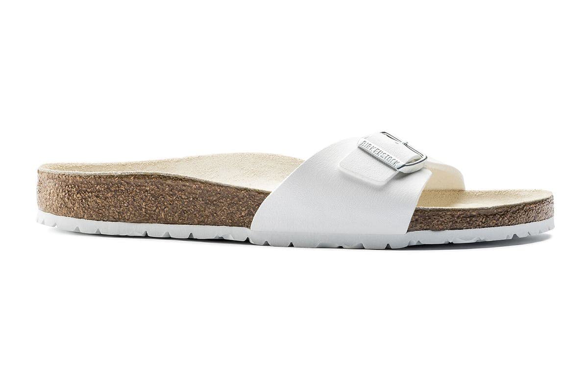 Birkenstock Madrid Birko - Flor - Unisex White Shoe Deals Outlet
