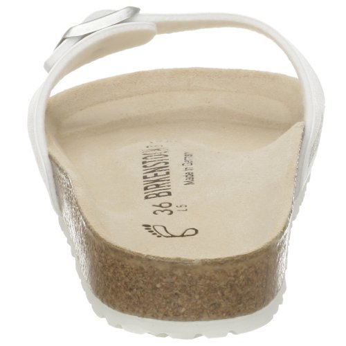 Birkenstock Madrid Birko - Flor - Unisex White Shoe Deals Outlet