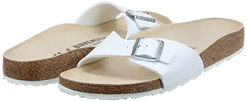 Birkenstock Madrid Birko - Flor - Unisex White Shoe Deals Outlet