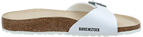 Birkenstock Madrid Birko - Flor - Unisex White Shoe Deals Outlet