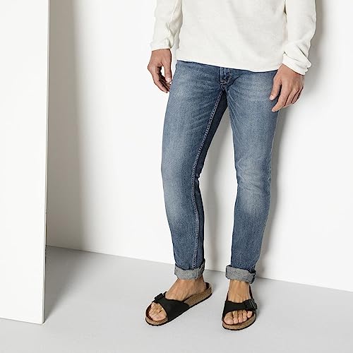 Birkenstock Madrid Birko - Flor - Unisex Black Shoe Deals Outlet