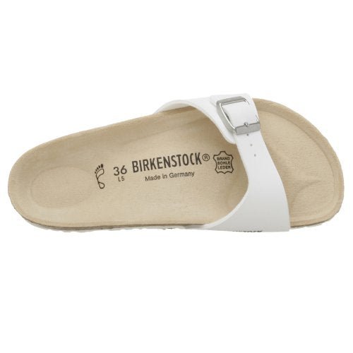 Birkenstock Madrid Birko - Flor - Unisex White Shoe Deals Outlet