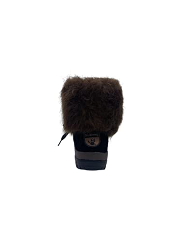 BEARPAW Marilyn Boots - Women's Black/Brown Shoe Deals Outlet