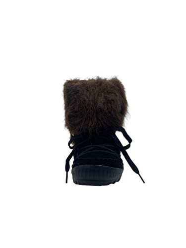 BEARPAW Marilyn Boots - Women's Black/Brown Shoe Deals Outlet