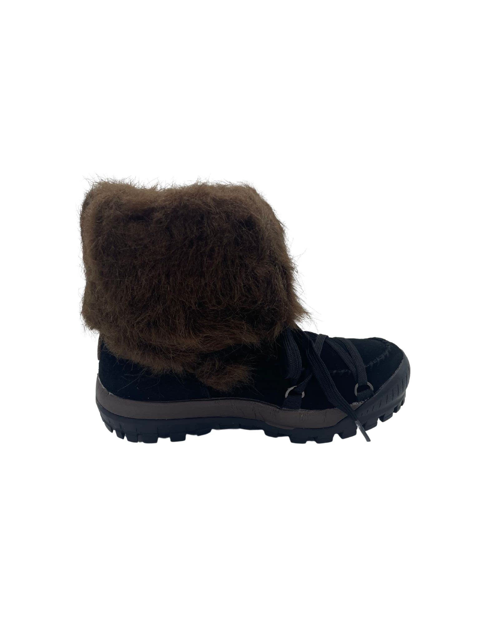 BEARPAW Marilyn Short Boot - Women's Black/Brown Shoe Deals Outlet