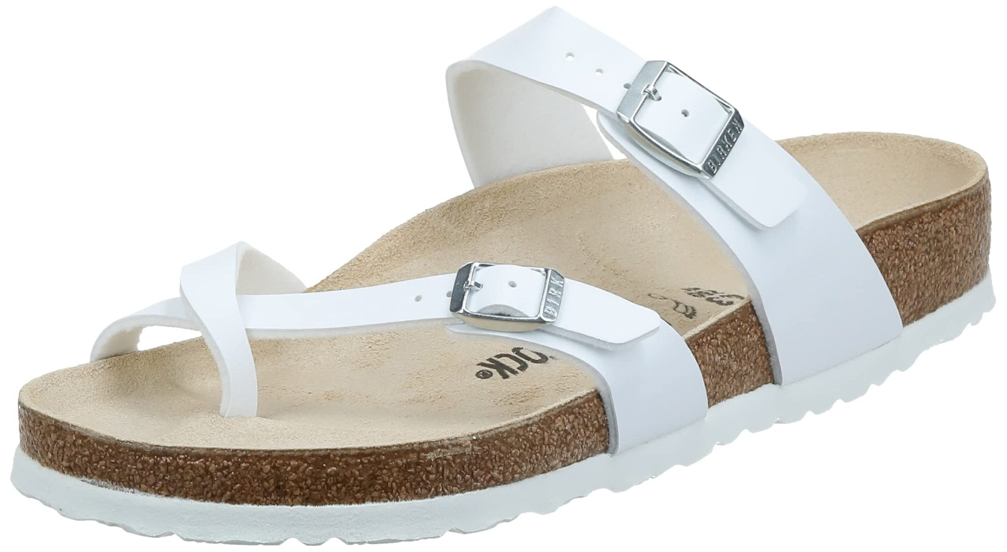 Birkenstock Mayari Birko - Flor - Unisex White Shoe Deals Outlet