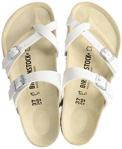 Birkenstock Mayari Birko - Flor - Unisex White Shoe Deals Outlet